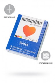 prezervativymasculanclassicdottedspupyryshkami3sht