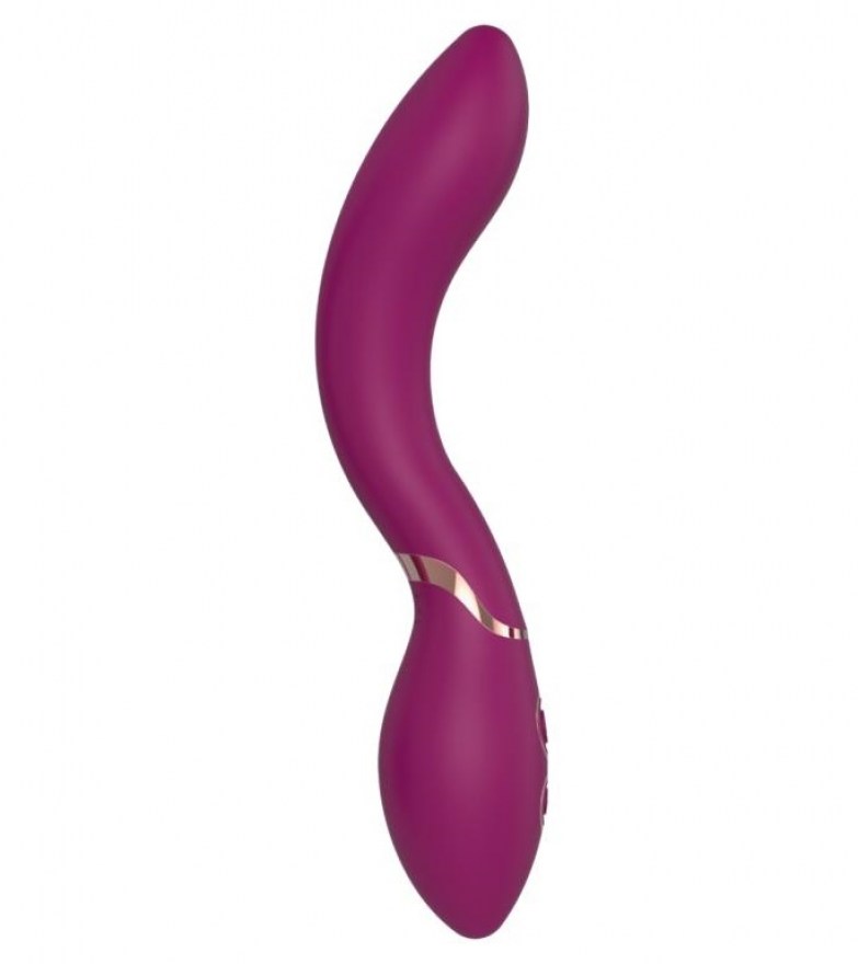 vibratordlyatochkiganstemsilikonfioletovyy20sm