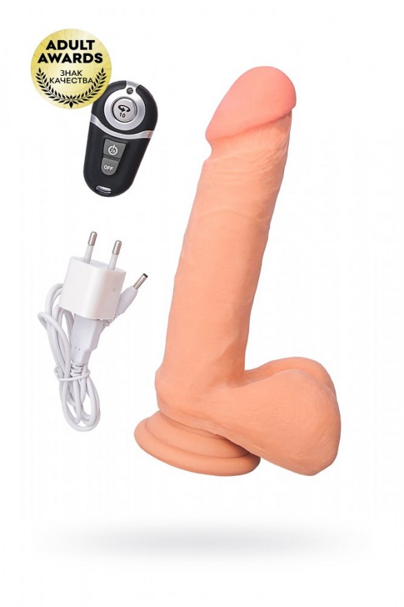 vibratorspultomdutelesnyy10rezhimovvibratsiiperezaryazhaemyyrealstick20sm